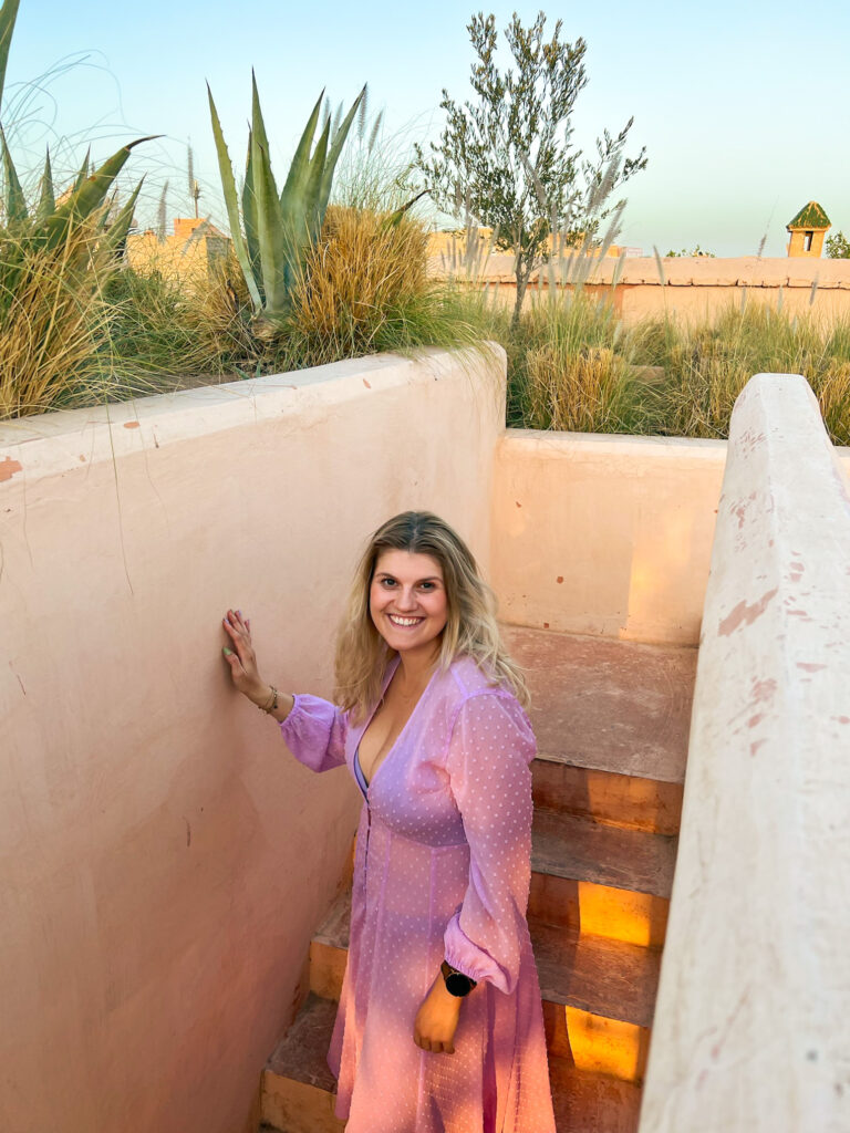 Kate in Marrakech